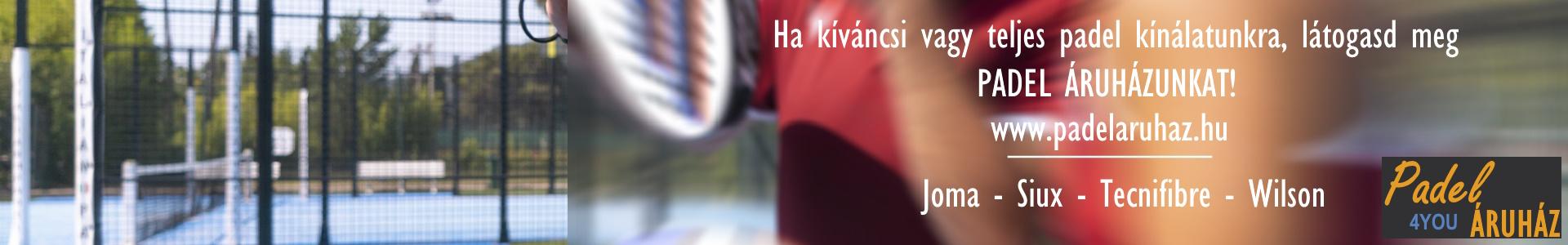 Padeláruház.hu Pade Áruházunk folyamatosan bővülő kínálattal várja a padel sportág rajongóit!