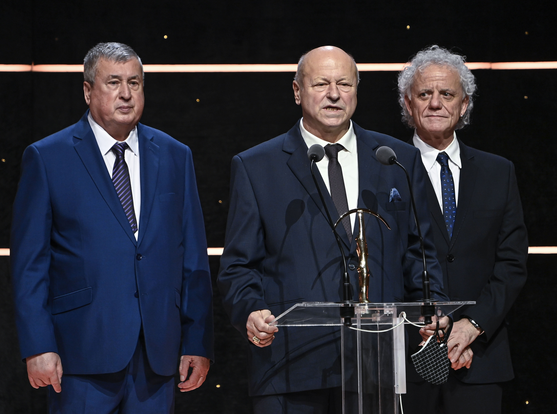 A Prima Primissima díjazott világbajnok trió: Klampár Tibor, Jónyer István és Gergely Gábor