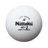 Kép 2/2 - Nittaku J-Top 40+ fehér pingponglabda (6 db/doboz)