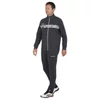 Kép 1/5 - Tecnifibre Knit Jacket &amp; Pants Black Heather férfi melegítő