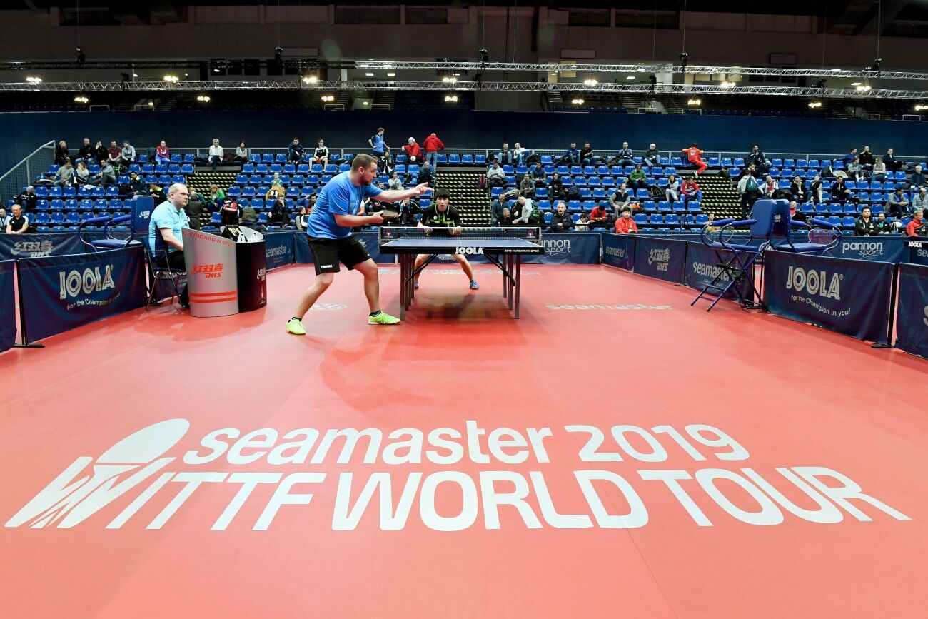 Nagy Krisztián játszik kvalifikációs mérkőzést Budapesten az ITTF World Tour versenyen.