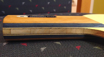 LHS 3P1K asztalitenisz ütőfa oldalnézete