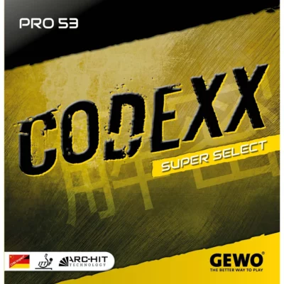 Gewo Codexx Pro 53 SuperSelect asztalitenisz-borítás