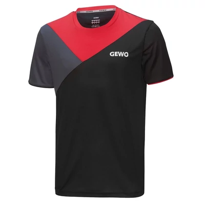 Gewo T-Shirt Toledo fekete-piros pólóing
