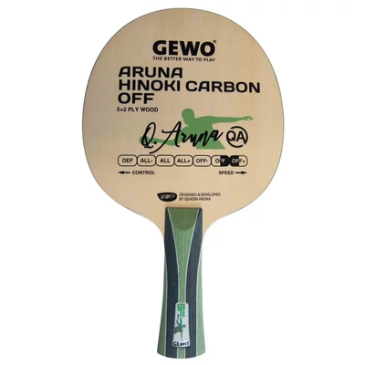 Gewo Aruna Hinoki Carbon OFF asztalitenisz-ütőfa