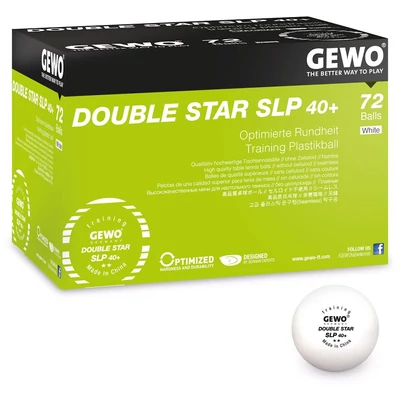 Gewo Double Star SLP 40+ pingponglabda (72 db/doboz)