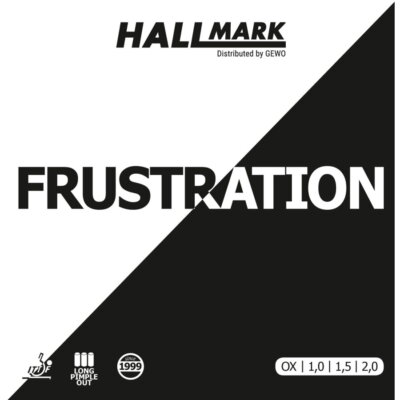Hallmark Frustration asztalitenisz-borítás