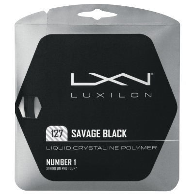 Luxilon Savage fekete 12m teniszhúr