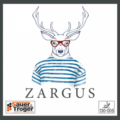 Sauer &amp; Tröger Zargus rövidszemcsés asztalitenisz-borítás borítója