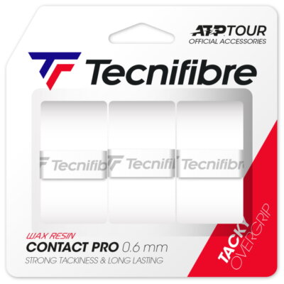 Tecnifibre Pro Contact (3 db) fehér fedőgrip