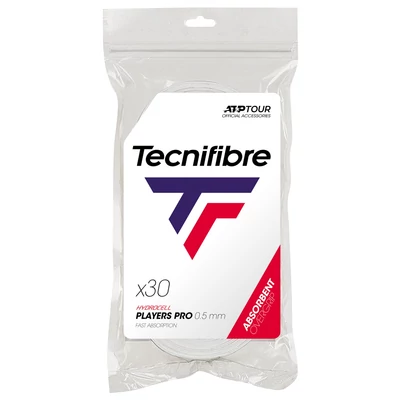 Tecnifibre Pro Players (30 db) fehér fedőgrip Tecnifibre Pro Players (30 db) fehér fedőgrip