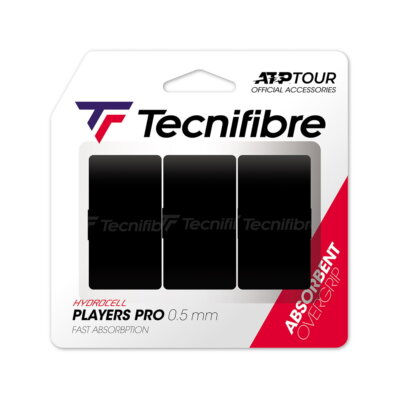 Tecnifibre Pro Players (3 db) fekete fedőgrip