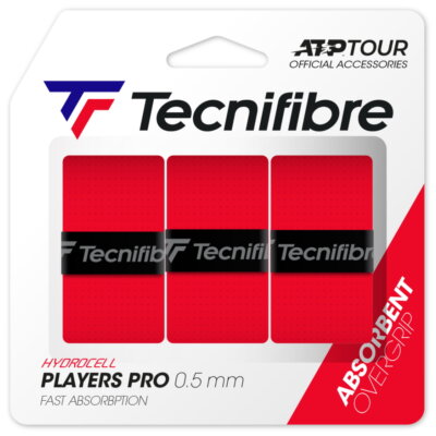 Tecnifibre Pro Players (3 db) piros fedőgrip
