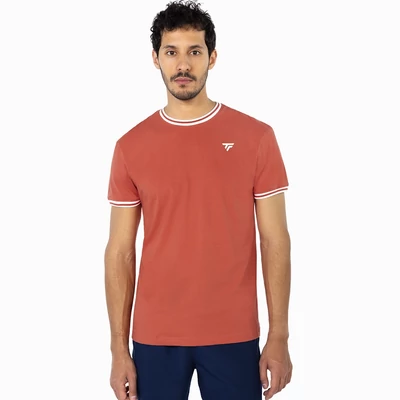 Tecnifibre Team Stretch Tee Terracotta (téglavörös) pólóing