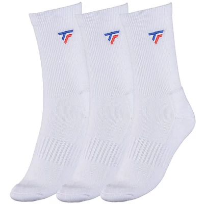 Tecnifibre Classic hosszú szárú zokni 3 pár (fehér)