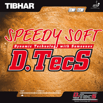 Tibhar Speedy Soft D.TecS asztalitenisz-borítás