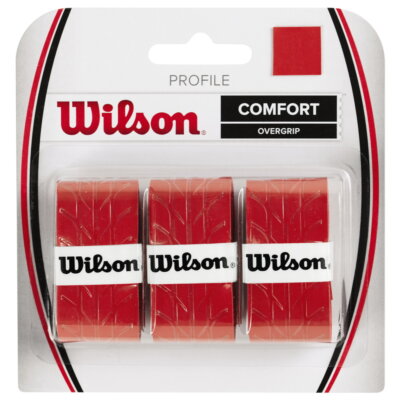 Wilson Profile piros fedőgrip (3 db)