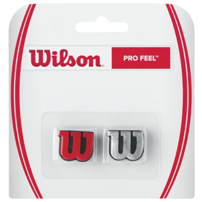 Wilson Pro Feel piros és ezüst színű rezgéscsillapítók