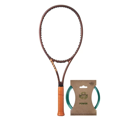 Wilson Pro Staff X v14 teniszütő Luxilon Eco teniszhúrral