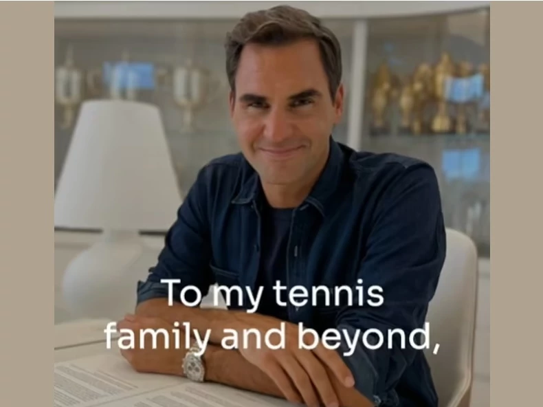 Roger Federer bejelentette a mai napon visszavonulását