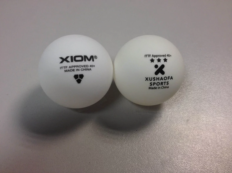 Xiom és Xushaofa Seamless plasztik versenylabdákról vélemény