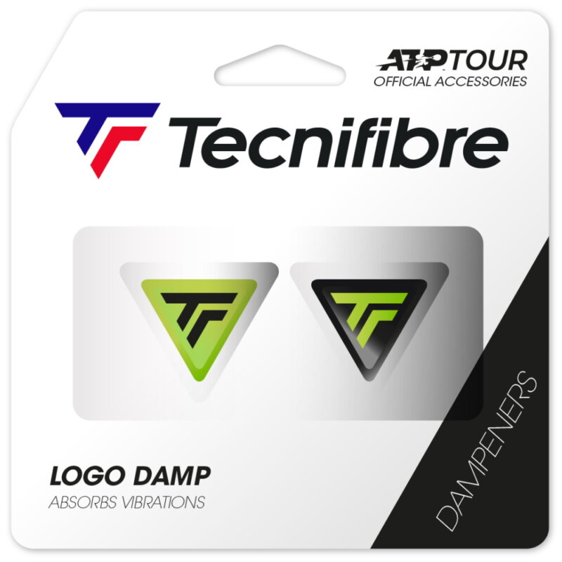 Tecnifibre Logo Damp lime rezgéscsillapító
