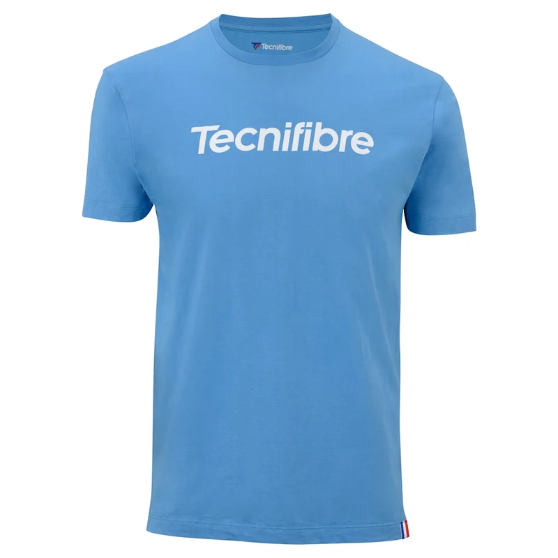 Tecnifibre Team Cotton Tee Azur (világoskék) pólóing