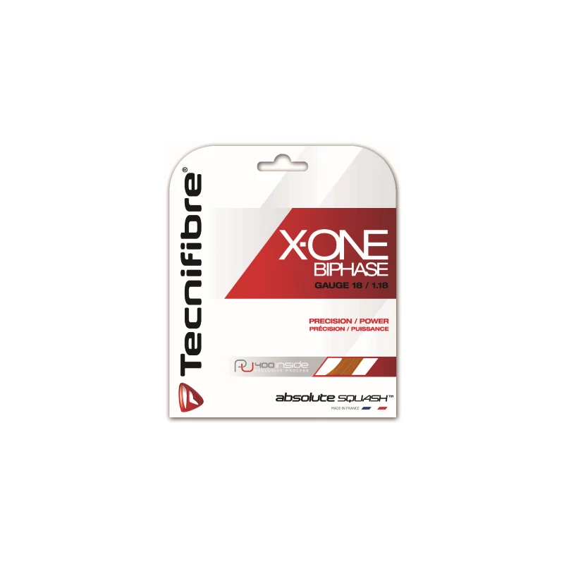 Tecnifibre X-One Biphase 9,7m squash húr (narancsszínű)