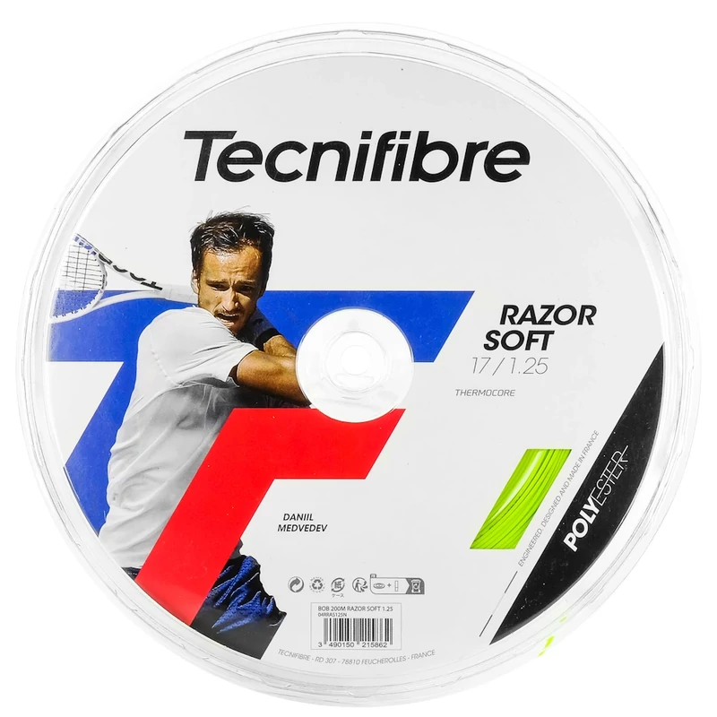 Tecnifibre Razor Soft lime (200m) teniszhúr