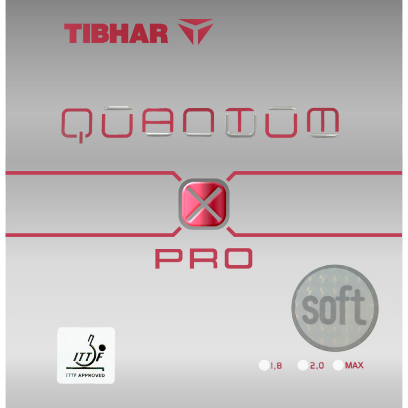 Tibhar Quantum X Pro Soft (rózsaszínű) asztalitenisz-borítás