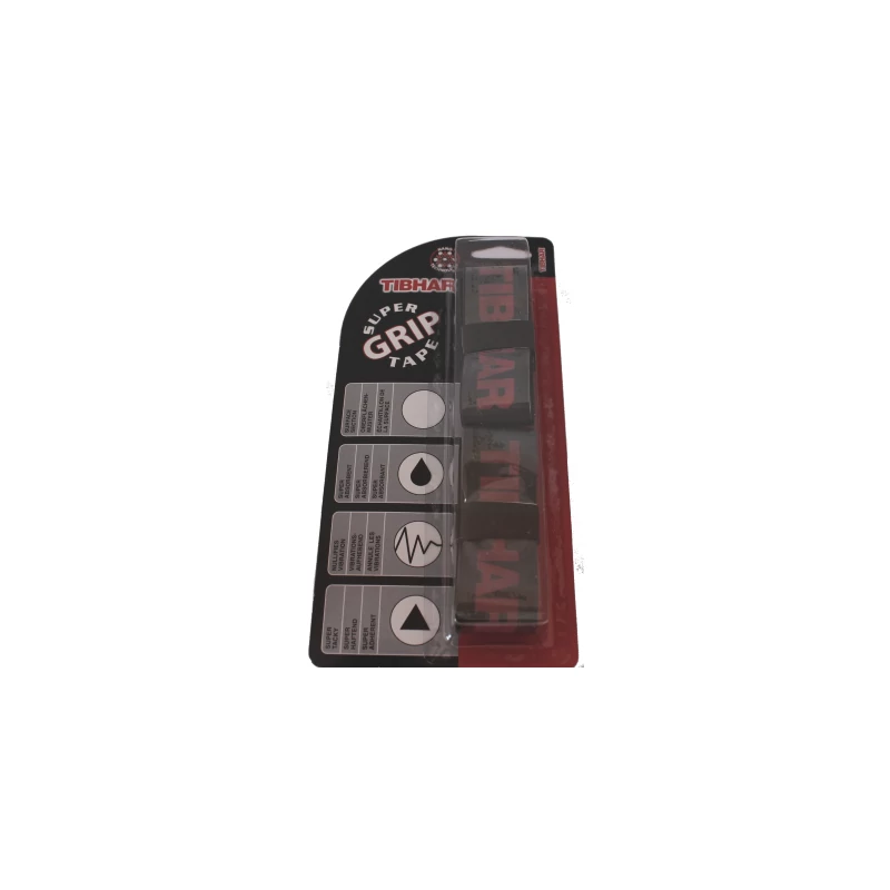 Tibhar Super Grip fekete (2 db)