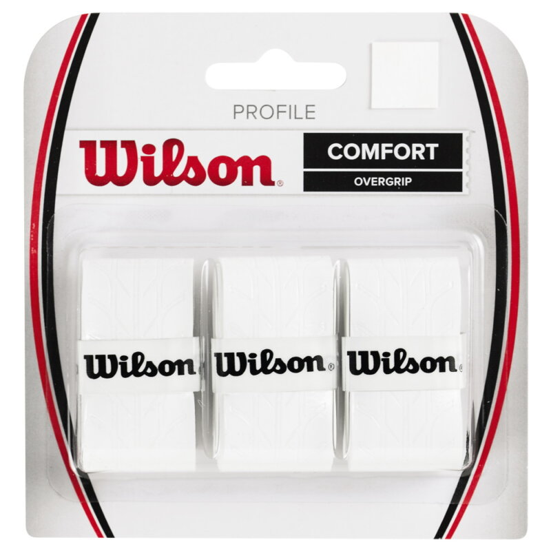 Wilson Profile fehér fedőgrip (3 db)