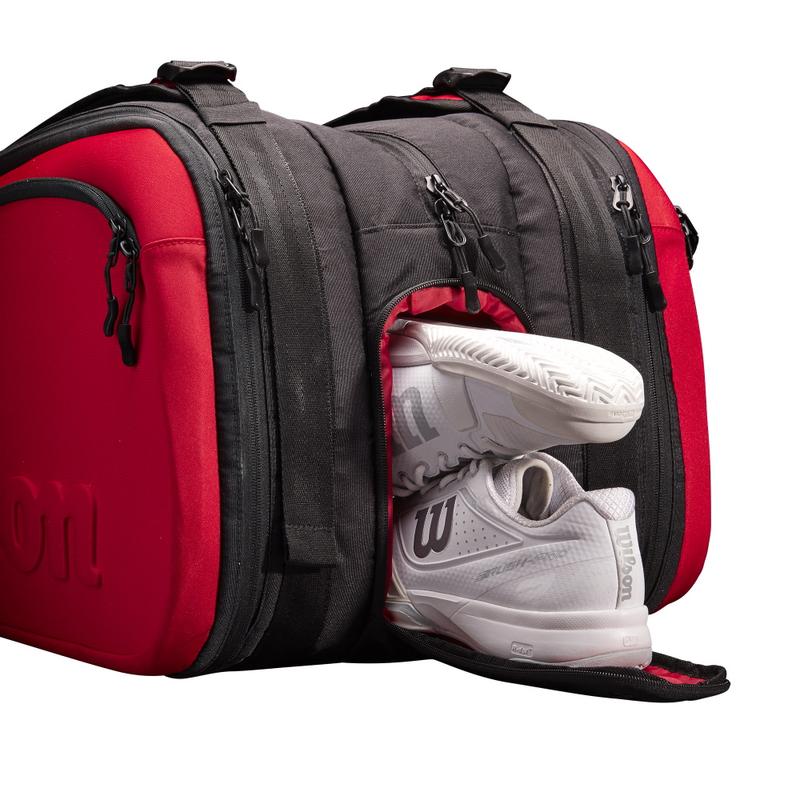 Wilson Super Tour 15PK Clash piros ütőtáska 