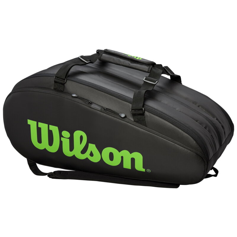 Wilson Tour 3 Comp fekete-zöld ütőtáska