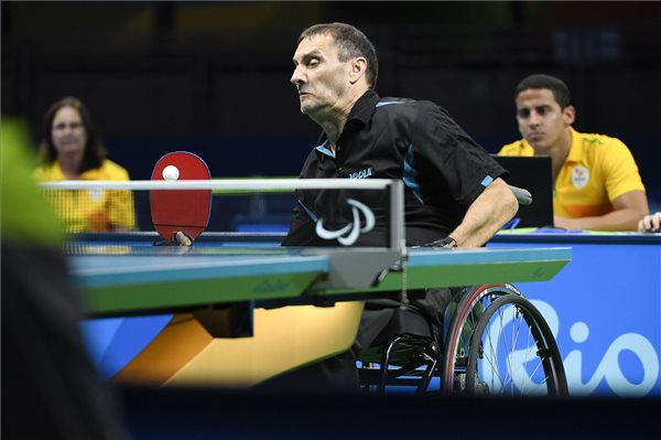 Paralimpia 2016 - Major Endre asztaliteniszező negyedik helyezett lett