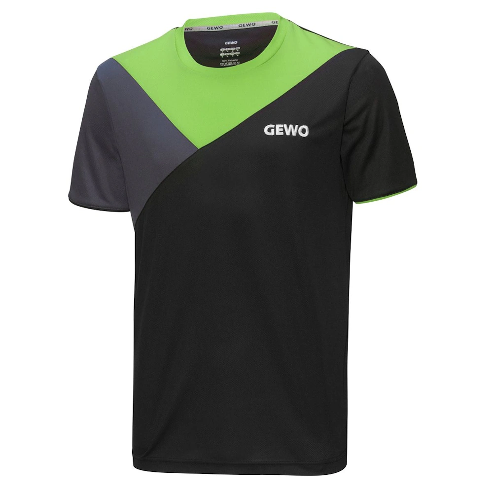 Gewo T-Shirt Toledo fekete-zöld pólóing