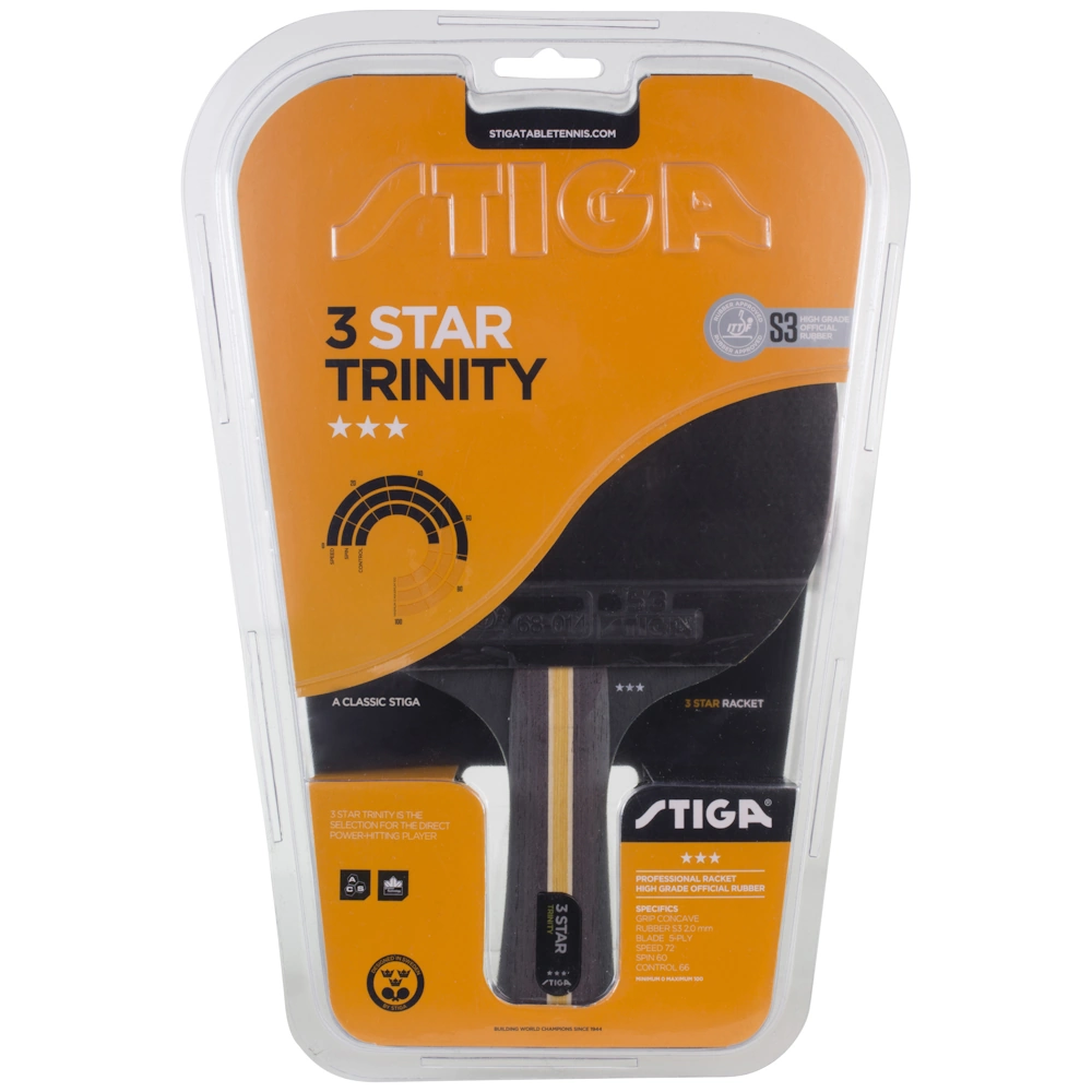 Stiga Trinity 3-Star pingpongütő