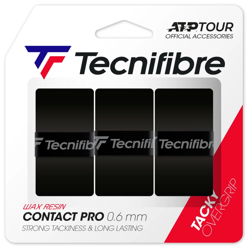 Tecnifibre Pro Contact fekete (3 db) fedőgrip