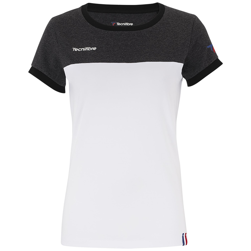 Tecnifibre Lady F1 Stretch Black Heather női pólóing