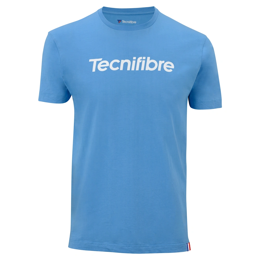 Tecnifibre Team Cotton Tee Azur (világoskék) pólóing