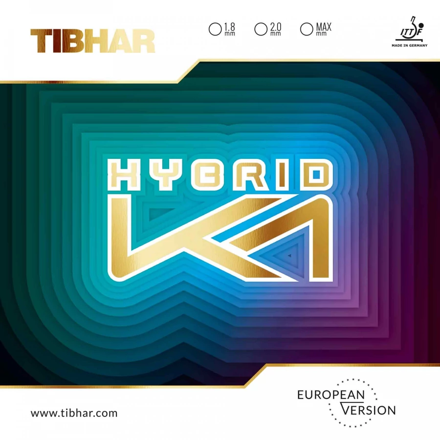 Tibhar Hybrid K1 European Version asztalitenisz-borítás