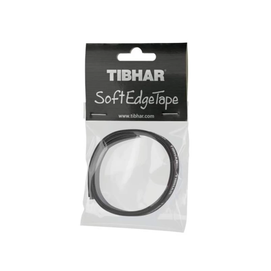 Tibhar Soft Edge Tape fejvédőszalag fekete  (9 mm x 0,44 m)