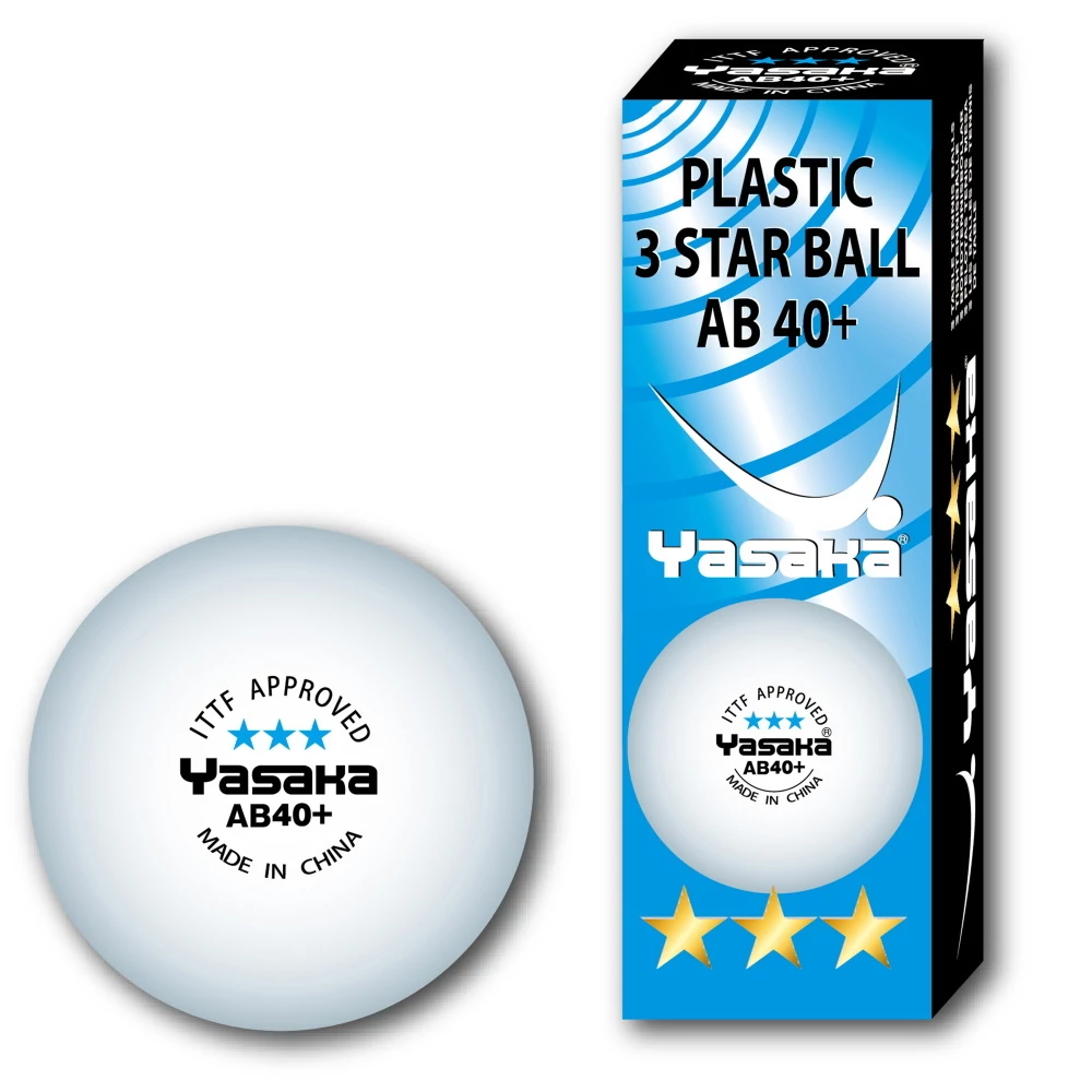 Yasaka 3-Star AB 40+ pingponglabda (3 db/doboz)